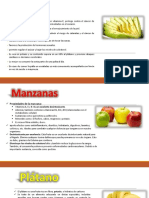 Palta, Manzana y Platano