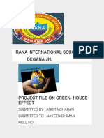 Greenhouse Effect - Project Word Ankita