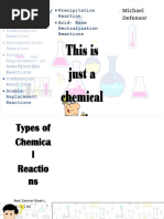 Types of Chemical Reactions