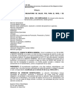 Actividades de I Nivel de Atencion PDF