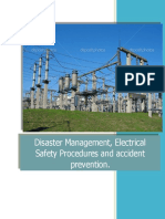 Disaster Management, Electrical Safety Procedures and Accident Prevention