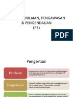 Fungsi Penilaian, Pengawasan Pengendalian