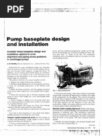 Pump Baseplate Design and Installation PDF