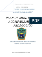 Plan de Monitoreo 2019