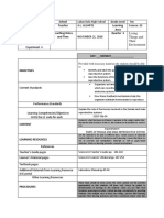 Lesson Plan in Grade 10 Science