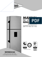 Haceb Assento F 420L SE 2P DA TI Fridge-Freezer