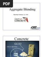 CRT Aggregate Blending