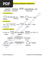 Name Reactions Class 12