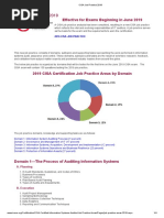 CISA Job Practice 2019