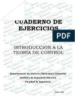 Cuaderno de Ejercicios de Introduccion A La Teoria de Control PDF