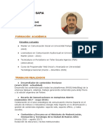 Juan Ignacio Sapia Curriculum PDF