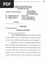 Taylor Mayor Rick Sollars Indictment