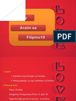 Banghay Aralin Sa Filipino 10