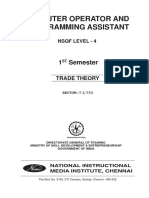 COPA (NSQF) - 1st Sem - Trade TheoryWM