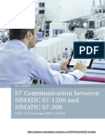 S7 Communication Between SIMATIC S7-1200 PDF