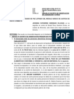 Absolución de Escrito de Observación de Liquidación