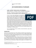 Catalytic Transformations of CO2H