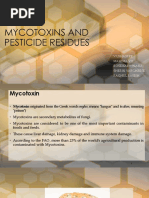 Pesticide Residues and Mycotoxins