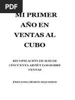 Mi Primer Año en Ventas Al Cubo