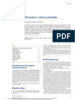 Thrombose Veineuse Profonde EMC 2017