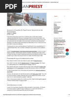 Summary of Laudato Si, Pope Francis' Encyclical On The Environment