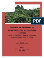 Impactos Da Bioinvasão No Ecossistema Solo em Condições Semiáridas PDF