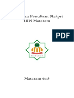 Pedoman Penulisan Skripsi Uin Mataram 2018