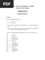 Assignment1 Solutions