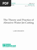 Water Jet Theory and Practice PHD