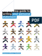 Kingston University Personal Statement Workbook