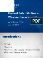 OWASP Wireless Security 101 PDF