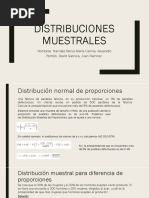 Distribuciones Muestrales