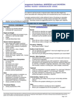 Anorexia and Cachexia Grading Scale Tool