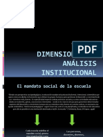 Dimensiones de Análisis Institucional