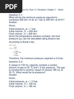 NCERT Solutions For Class 11 Chemistry Chapter 5