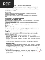 MLP - UNIT 9 - Coordination Chemistry