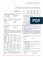 Periodic Classification of Elements