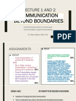 CBB Lecture 1 and 2