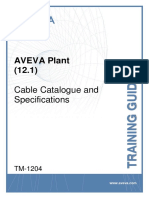 Cable Catalogue and Specifications