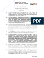 Norma para El Reconocimiento y Registro de Certificaciones Especializaciones Odontologicas PDF