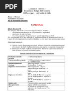 Correction Examen Budget de Tre&#769 Sorerie - ESAA 2018