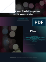 Aperçu Sur L'arbitrage en Droit Marocain