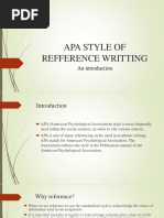 Apa Style of Refferencing