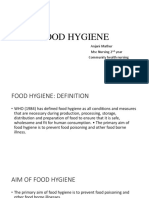 Food Hygiene