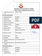 BSF Form