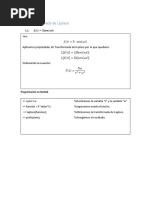 Transformada de Laplace