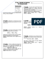 Revisão de Química - Estequiometria