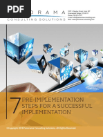 7 PreImplementation Steps For A Successful Implementation