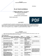 Plan Managerial C.M. - Arte-Sport