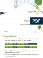 Sage x3 Fundamentals Manufacturing